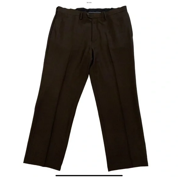 haggar brown dress pants Haggar Men's Stretch Corduroy Pant Classic Fit – MG Selections main image 1